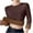 Coffee, variant on Fleece Sherpa Lined Sweater for Women Winter Thermal Tunic Sweater Warm Long Sleeve Crew Neck Slim Fitted Pullover Tops(Free Size,White)