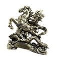 thumbnail image 1 of Estatua de caballo de latón, figura de caballo, adorno, escultura artística del zodiaco Feng Shui Estilo F, 1 of 9