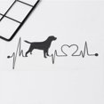 thumbnail image 4 of sweethay Etiqueta engomada del coche de la etiqueta del amor del latido del corazón de Labrador Retriever fácil de aplicar y fácil de quitar Automoción decorativa y accesorios, 4 of 6