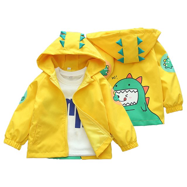 LYMAYTER Veste à Capuche pour Garçons de 1 à 7 Ans, Veste de Dessin Animé à la Mode pour Enfants, Veste à Fermeture Éclair Adorable pour le Début du Printemps