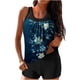 thumbnail image 1 of Traje de baño de dos piezas para mujer, trajes de baño para mujer, traje de baño de dos piezas de moda con estampado y cintura alta para mujer, 1 of 5