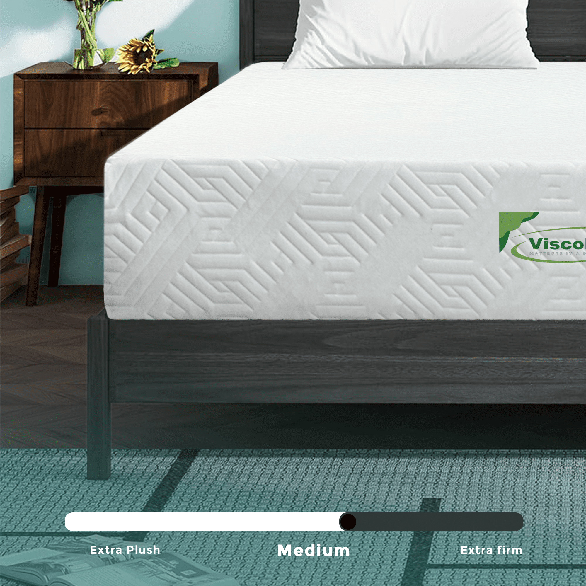 ViscoLogic Maxima 7" Twin Reversible Medium Comfort Foam Mattress