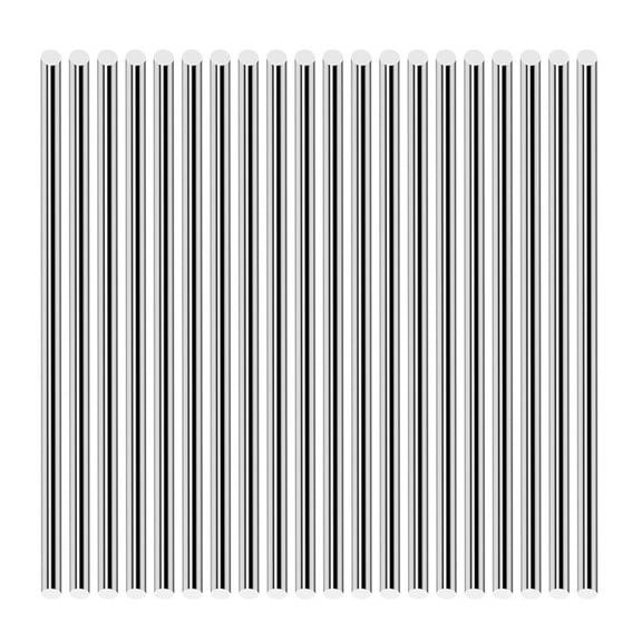 Stainless Steel Rod 304Stainless Round Rod,Metal Solid Shaft Rods for Industry,Metal Working Hobbies and DIY Craft