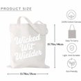 thumbnail image 2 of Wicked Wit Wielder Gifts Funny Halloween Costume Canvas Bag 2Pcs, 2 of 5