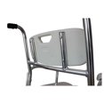 4 in 1 Mobility Multi-Functional Rolling Shower Chair Shower Commode Chair with Soft Padded Waterproof Mobile Over Toilet Chair with 4 Braking Casters Safe for Seniors, Injure