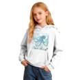 thumbnail image 2 of XFeng Kids Pullover Hoodie Casual Long Sleeve Hooded Sweatshirt with Kangaroo Pocket, 2 of 4