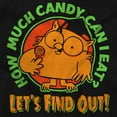 thumbnail image 2 of Tootsie Owl Halloween How Much Candy Hoodie Sweatshirt Women Men Brisco Brands S, 2 of 6