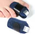 thumbnail image 1 of Férula de Soporte Estabilizador de Dedo para artritis, tendinitis, Hinchazón, Esguinces y Dedos en Martillo, Diseño de Barra de Aluminio, 1 of 7
