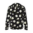 thumbnail image 3 of Haiem Daisies Flowers UPF 50+ Fishing Shirts for Men Long Sleeve UV Sun Protection Hoodie Non-Mask Outdoor Hiking Shirts, 3 of 9