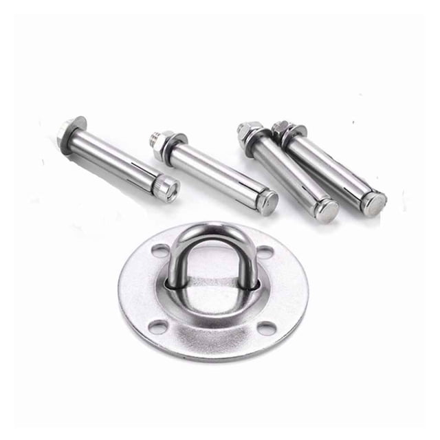 Anclaje de techo en U Eigraketly de acero inoxidable para hamaca de yoga
