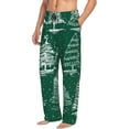 thumbnail image 6 of Naloa Christmas Trees Pajama Pants Men, PJ Bottoms, Sleep & Lounge Pants-Medium, 6 of 6