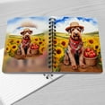 thumbnail image 4 of Vintage Airedale Terrier Says Hello Mother's Day Summer Sunflower Field Spiral Bound Journal Dale Waterside Dog Lover 5x7in Spiral Notebook - 12005, 4 of 5