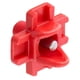 thumbnail image 2 of Bebederos horizontales para aves de corral | Diseño con resorte sin goteo | Plástico rojo | Soporte lateral para pollos Palomas Codornices | Paquete de 5 | Fácil instalación | Tamaño de 3,2 cm, 2 of 5