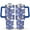 Blue, variant on 40oz Gothic Tumbler - BPA-Free Stainless Steel Vacuum Insulated Cup with Leak-Proof Lid & Straw - Celestial Sun Moon Astrology Print - Witchy Aesthetic