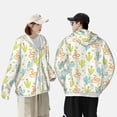 thumbnail image 3 of KLL Snake And Cactus Print Men's Women’s UPF 50+ Sun Protection Outdoor Hoodie Jacket Long Sleeve Fishing Hiking Performance Shirt-, 3 of 6
