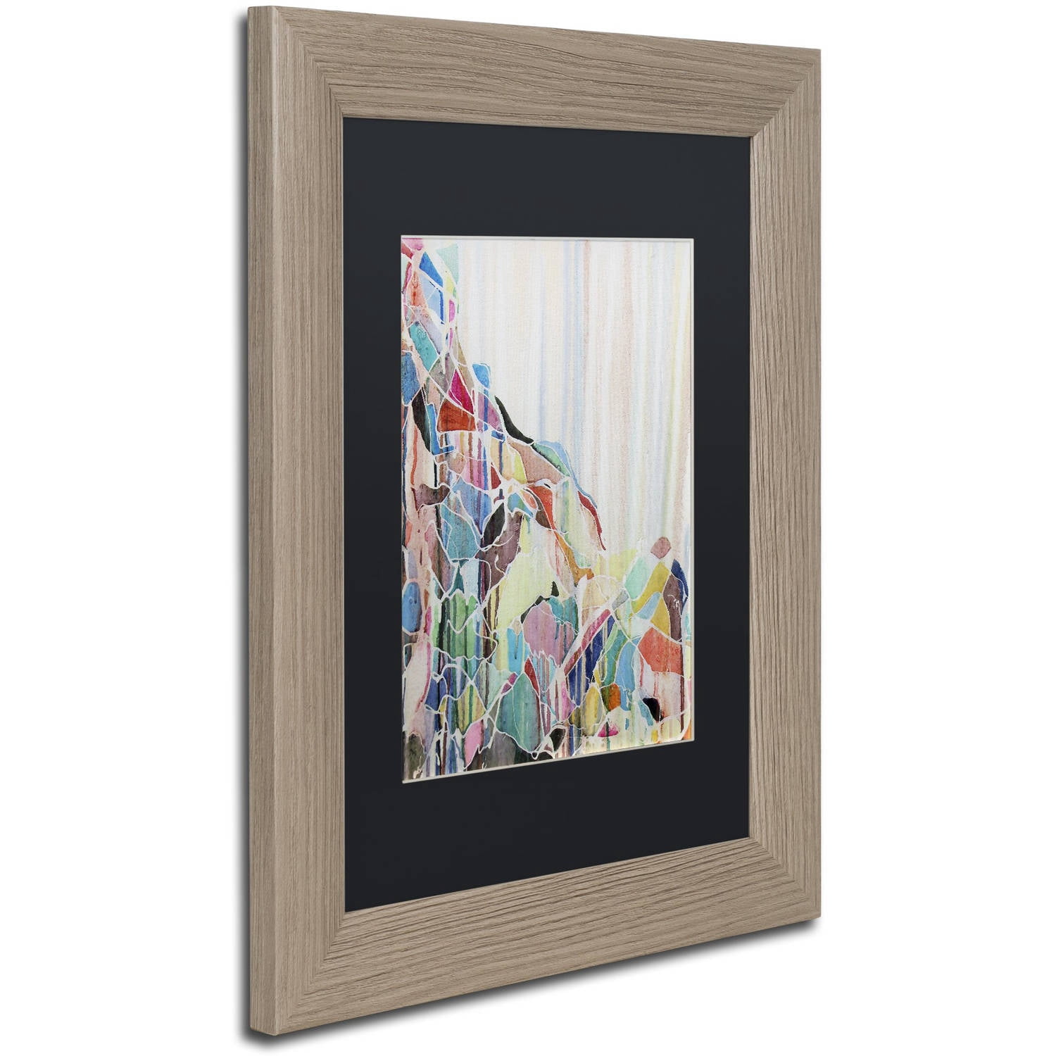 Trademark Fine Art "Sopka" Canvas Art by Lauren Moss Black Matte, Birch Frame
