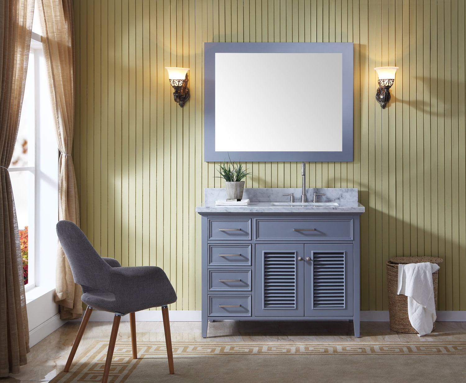 Kensington Single Bathroom Vanity Base