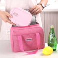 thumbnail image 5 of Insulated Lunch Bag, Insulated Lunch Box, Lunch for Work, Portable, for Eating While Traveling, Gray, 5 of 5