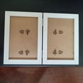 thumbnail image 4 of Captura y muestra tus momentos más preciados con nuestro marco de fotos de dos paneles, diseño elegante y moderno para fotos, arte y recuerdos especiales, madera de 6 pulgadas, 4 of 8