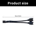 thumbnail image 3 of USB2.0 9Pin Splitter Cable Nylon Braided Shielded Extension For PC Motherboards Double Port Expansion, 3 of 9