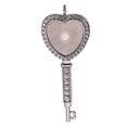 thumbnail image 2 of Qarigey Paquete de 50 Bisel Colgante Diamante de imitación Dulce regalo Superficie lisa Aniversario Collar Base Atractiva bandeja de vidrio Ropa, zapatos y accesorios Miscelánea Negro luz Qarigey AP010506-05B, 2 of 6