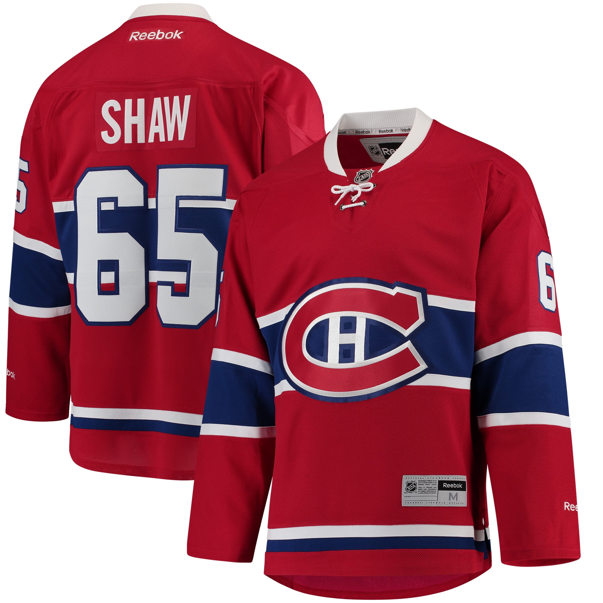 shaw canadiens jersey