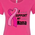 thumbnail image 4 of Inktastic Breast Cancer Awareness I Support My Nana with Pink Ribbon Women's T-Shirt, 4 of 5