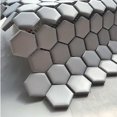 thumbnail image 6 of The Tile Life Honeycomb Remi 1" x 1" White Porcelain Mosaic Tile - 1 Sheet, 6 of 6