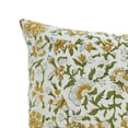 thumbnail image 5 of Fabdivine's Block Print designs, 20"X20", Lightweight & Soft Viscose Linen Pillow Covers , Pushplata, 5 of 9
