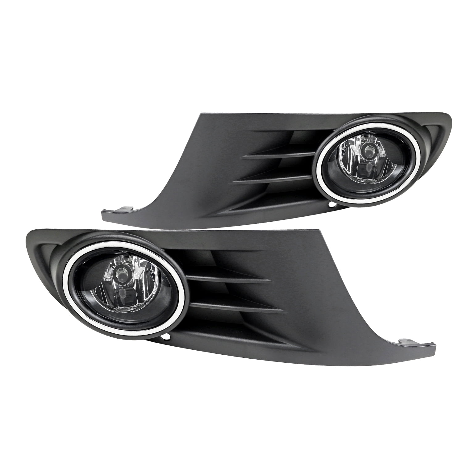 SpecD Tuning Clear Lens Fog Lights + HB4(9006) Bulbs Included for 2010
