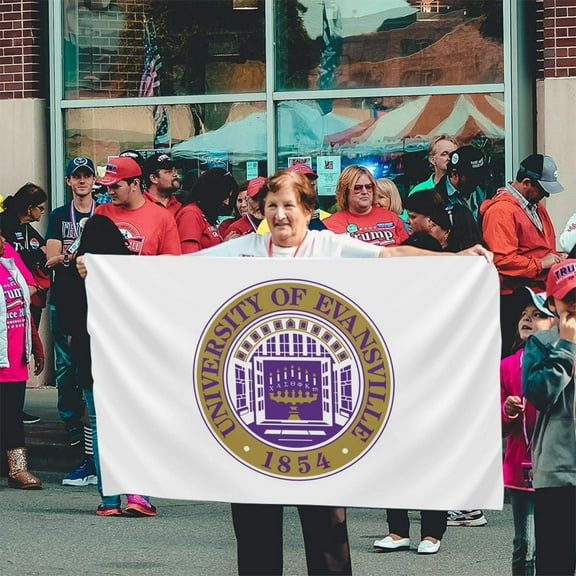 University Of Evansville Logo Banner Breeze Flag Outdoor Flags Home Flag Garden Flag 3 'X 5' Ft