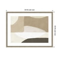 thumbnail image 5 of Kate and Laurel Framed Wall Art Print Abstract Neutral by Gabrielly Guedes, 42 x 32, Castellan Silver Frame, Modern Contemporary, Abstract Art for Wall Decor, 5 of 8