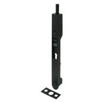 Deltana 7FBR19 7" Flush Bolt; Heavy Duty; Black Finish