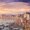 Varanasi Sunset Skyline, variant on Elephant Stock Scenic Downtown Cairo Wall Art - Horizontal Canvas Wall Art - Lobby Wall Decor - Places Canvas - Brown And Beige Decor - 12" x 8"