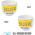 thumbnail image 3 of Silver Buffalo Ted Lasso Believe Ceramic Ramen Noodle Rice Bowl with Chopsticks, Microwave Safe, 20 Ounces, 3 of 10