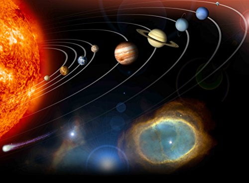 Adult Jigsaw Puzzle Milky Way Galaxy Solar System Planets Sun 500-Pieces 