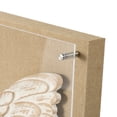 thumbnail image 3 of A&B Home Framed Wood Carved Wings - 2-Piece - Clear Frame - White Washed Finish, 3 of 6