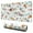 Pioneer Flower Floral, variant on Long Mouse Pads for Desk,Pioneer Flower Floral Print Pattern Desk Mats on Top Of Desks, Desk Mouse Pad Extra Large with 3mm Non-Slip Base and Stitched Edge for Gaming,Office,Work,Home 47.3"x23.6"