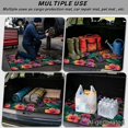 thumbnail image 3 of Qpednta Waterproof Tropical Hibiscus Trunk Liner 29"x39" Cargo Mat for SUV, Polyester Carpet Non-Slip Backing Machine Washable Dustproof Rear Trunk Protector Universal Fits Car Truck, 3 of 7
