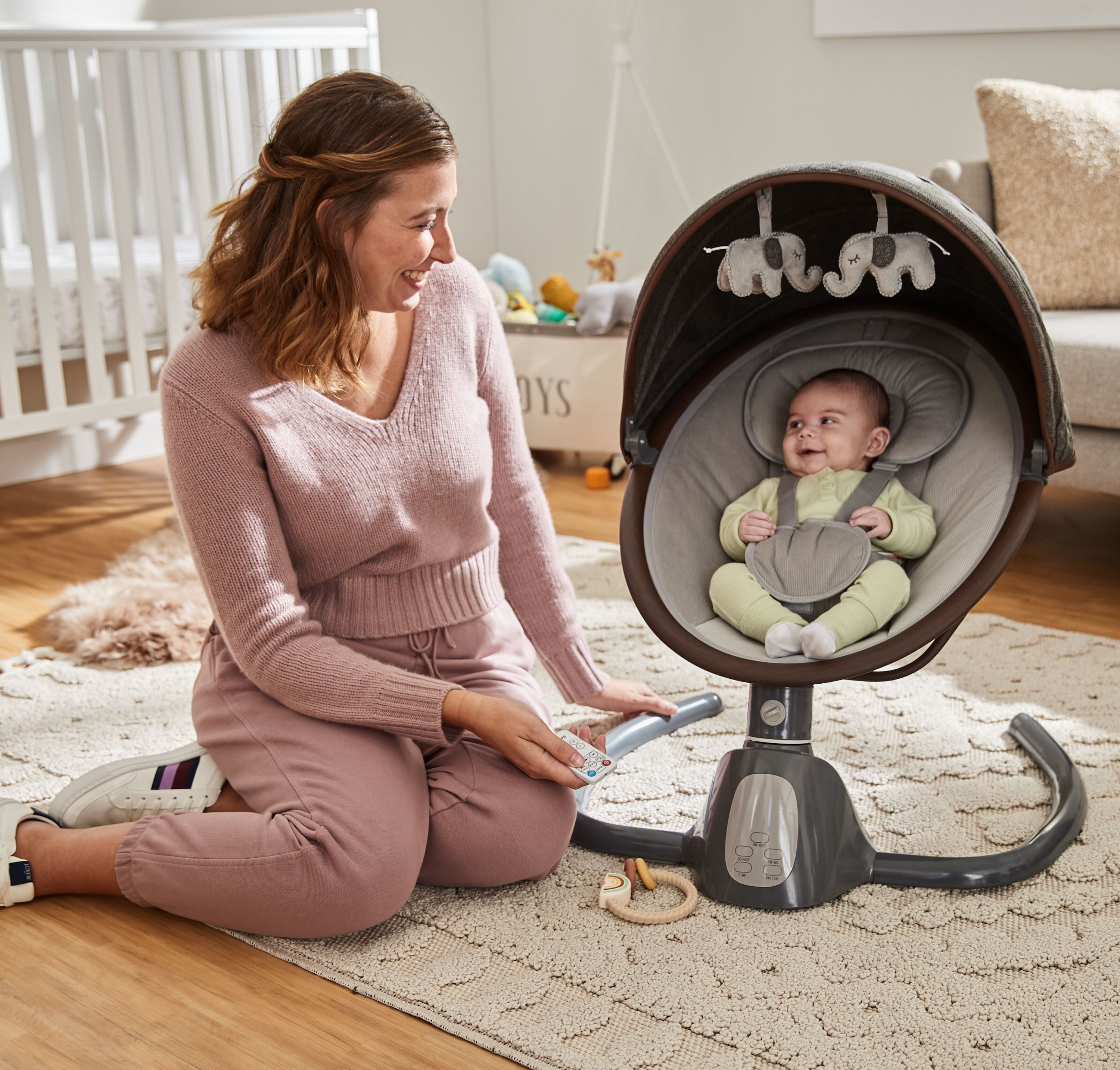 Safety 1st 5 Modes Bluetooth Swing, Dunes Edge