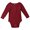 Red, variant on WIBACKER Newborn Unisex Baby Romper Infant Solid Ribbed Long Sleeve Bodysuit 1Pcs