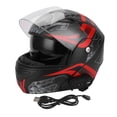thumbnail image 2 of Helmet with Flip Up Visors,   & 1200mAh Battery, Sturdy Full, 2 of 8