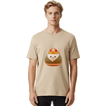 thumbnail image 2 of Chinese-Dumpling Mens Graphic Tee, 100% Cotton, Casual Summer Wear BAA293, 2 of 2