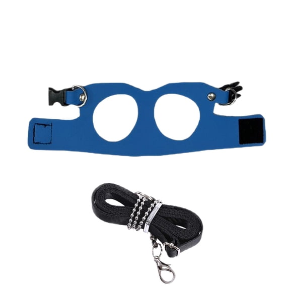 Bearded Dragon Harness and Leash Set,1 Pcs 65 Inch Traction Rope and 3 Sizes Soft Breathable Vest | Training Walking Equipment for Daily Outdoor Walking & Travel Safe,Blue
