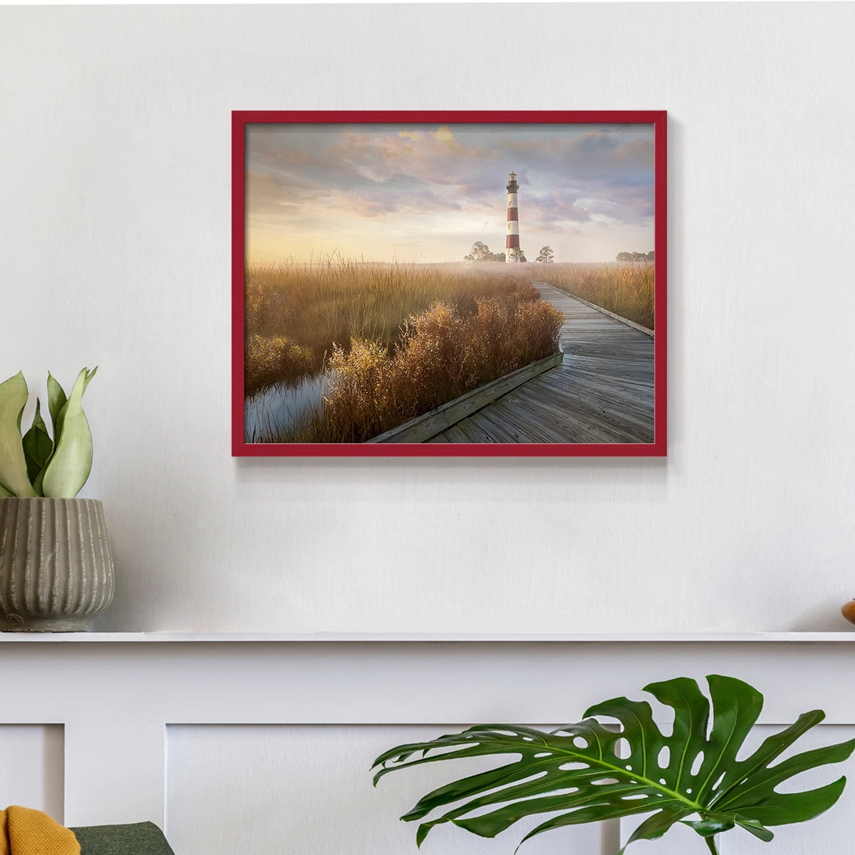 Private Path I by Mike Calascibetta - Restickable Framed Giclée Print
