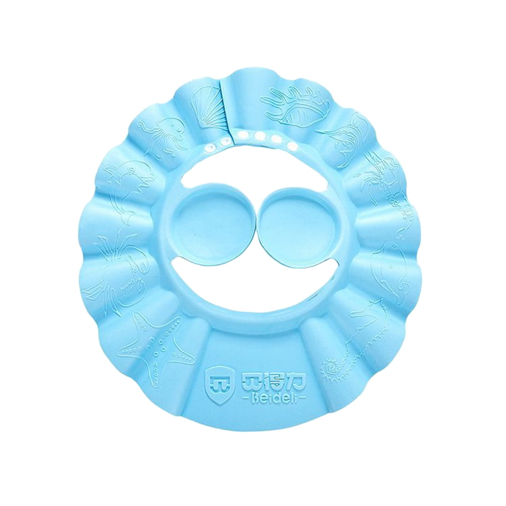 NUOLUX Baby Shower with Ear Protection Bath Caps Adjustable Shampoo