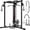 Black Cable Crossover Machine, variant on ALLVIATE Cable Crossover Machine with High and Low Pulley System, Functional Trainer with Pull Up Bars and Optional Bundle, Cable Machine for Home Gym Power Workout,Red