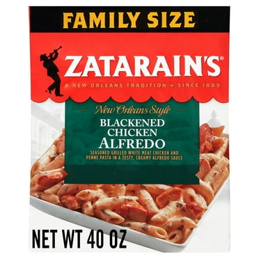Zatarain's No Artificial Flavors Family Size Frozen Blackened Chicken Alfredo, 40 oz Bag