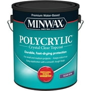 1 gal Minwax 13333 Clear Polycrylic Water-Based Protective Finish Satin