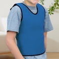thumbnail image 1 of Chaleco de compresión para niños, comodidad para el autismo, chaleco de procesamiento sensorial calmante Azul 12 pulgadas de largo x 20 pulgadas de ancho, 1 of 8